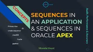 Sequences in Oracle APEX | Sequences in an Application | Generating Primary Key