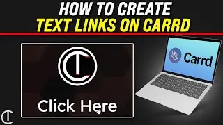 How To Create Links from Texts on Carrd.co