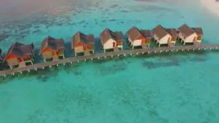 Sunset in Furaveri Island Resort & SPA - Maldives 4K video