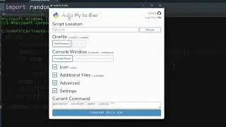 Convert Python File to exe