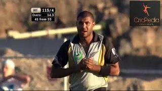Young Pollard Hits 1st Ball Of His T20 Career For Six   Effortless Flick 1