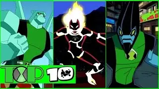 TOP 10 - ALIENS de BEN 10