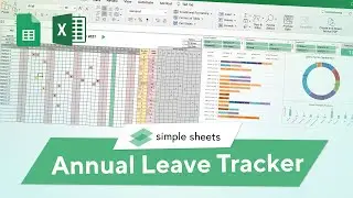 DYNAMIC ANNUAL LEAVE TRACKER Template 📆 for Excel & Google Sheets