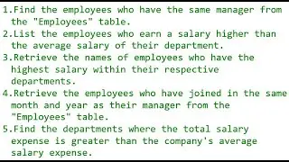 sql interview questions  and answers  part 6