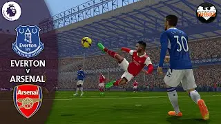 PES 6 Firebird Patch 23 | Everton FC vs. Arsenal FC | Premier League 2022/23 • Realistic Gameplay