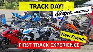 Track Day! First Time Track Rider Experience - Ninja 400