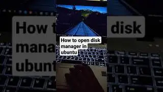 How to open disk management in Ubuntu 20.04 LTS.