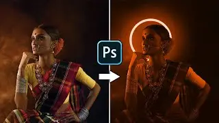 Neon Light Effect in Photoshop #Shorts