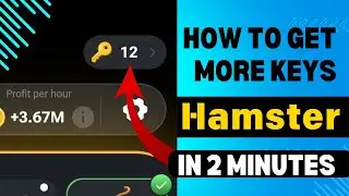 How to Earn Keys from Bike Ride 3D Game in hamster Combat/Playground.