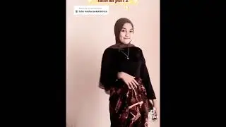 cara memakai Kain batik/jarik jadi Rok 