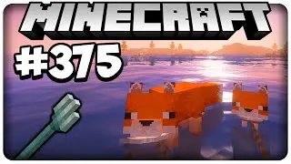 Let's Play Minecraft #375 - Minecraft Dreizack bekommen / Wir fangen Füchse