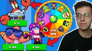 GÖREVİ YAPAMAZSAM ÇARKTAN ÇIKAN KOSTÜMÜ SATIN ALIYORUM (30.000 YENGEÇ PARASI) !! BRAWL STARS