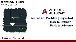 Define Weld symbol in Autocad Drawing