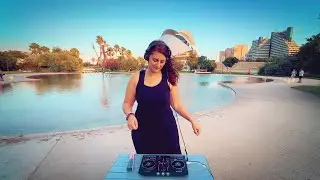 Sunset Melodic House & Techno mix in Valencia's Turia Parc