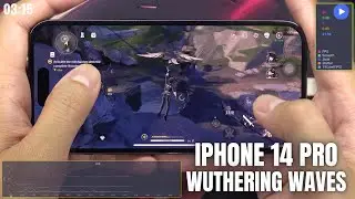 iPhone 14 Pro Wuthering Waves Handcam Gameplay 2024