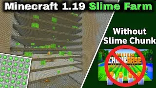 HOW TO MAKE A SLIME FARM WITHOUT SLIME CHUNK | MINECRAFT 1.19 SLIME FARM | SLIME FARM