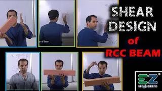 Shear Design of RCC Beam including Stirrups design with totally clear concepts