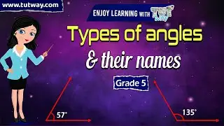 Types of Angles (Acute, Right, Obtuse, Straight, Reflex Angles) Interior & Exterior of an Angle Math