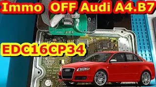Audi A4.B7 EDC16CP34 . Ktag read -writing. Eeprom ST95320 Immo OFF