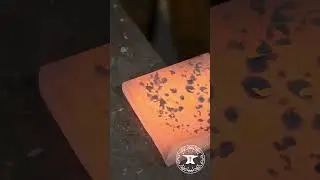 Forging a Base for a Floral Sculpture