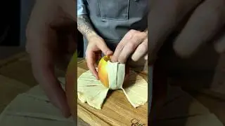 Запеченное яблоко с начинкой в слоеном тесте - лучшая выпечка