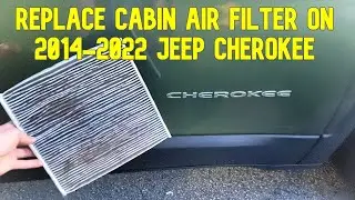How to Change Cabin Air Filter on 2014-2022 Jeep Cherokee