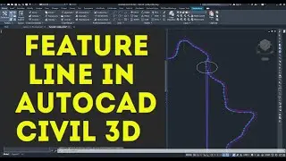 Civil 3D Tutorial - 1.3 -  Feature lines