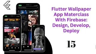 Wallpaper App Masterclass - UI Design of Favorite, Download and Settings screen 15