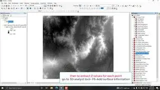 extract X,Y and Z value of points from DEM in ArcMap