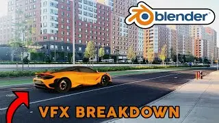 McLaren 765lt (Blender VFX Breakdown)