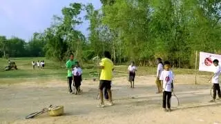 プレイベン州の部活動の様子（ソフトテニス）