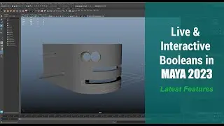 How to use Interactive Booleans in Maya 2023 | EveryCG