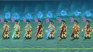 Navia Weapons Comparison, Pure Damage No Team Buff