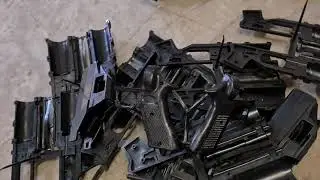 Шредер двухвальный ИШМ-220 ножи 9 мм пластик 10 мм брак производства