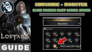 Elite Frozen Cliff Living Armor Monster Location in Lost Ark | Shushire Locations Guide