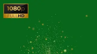 Fire Dust Particles Sparks Green Screen Background Effects HD