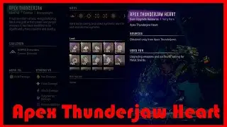 How to get Apex Thunderjaw Heart very rare- Horizon forbidden west