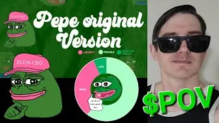 $POV - PEPE ORGINAL VERSION TOKEN CRYPTO COIN HOW TO BUY BSC ETH BNB NFTS NEW POV THE FROG MEME SWAP