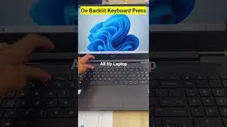 hp laptop backlit keyboard turn on | how to turn on keyboard light on hp laptop | hp light on