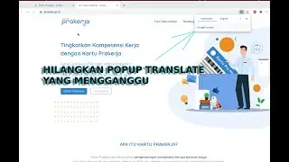 Menghilangkan Popup Translate Google Chrome Yang Selalu Muncul