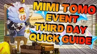 Mimi Tomo Event Day 3 Quick Guide | Yet Another 60 Free Primogems | Genshin Impact