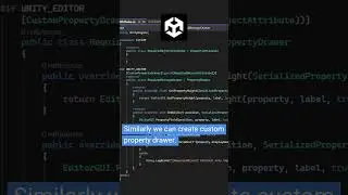 Unity 3d custom property drawer | unity 3d advance | unity tip | 9