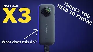 Insta 360 X3 - Button Layout and Basic Menu Settings Tutorial