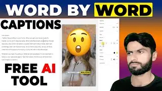 Viral Reels Editing | Word by word Animated captions with Free AI Tool