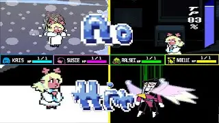 Deltarune: Frozen Heart - All Fights No Hit