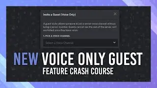 NEW Invite a Guest (Voice Only) Feature | Discord Crash Course