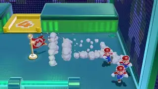 Super Mario 3D World - 4-3 Beep Block Skyway / 4-5 Spike's Lost City / 4-Mystery House Mad Dash