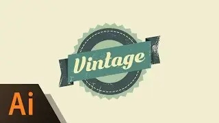 Illustrator Beginner Tutorial: Vintage Logo Tutorial