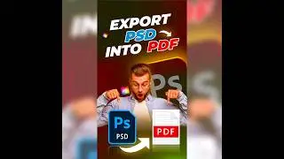 Fast Export PSD file as PDF in Photoshop 