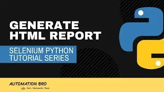 Generate reports with SeleniumBase | Selenium Python Tutorial